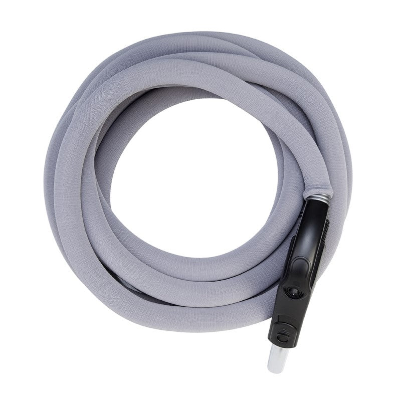 Ducted vacuum on/off switch hose with protective sock 10.5 metre
