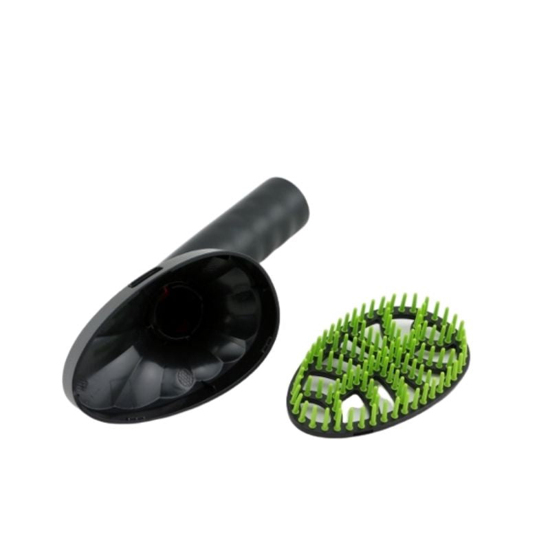 Pet grooming brush with swivel head and removable comb